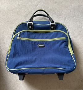 Stylish Rolling Tote Bag with Telescopic Handle & Wheeling