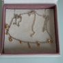 Pandora sterling silver/ yellow gold loved necklace with heart   ajustable size perfect condition fully hallmarked(no box) Image 7