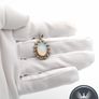 Vintage Ornate Sterling Silver Opalite Pendant Image 6