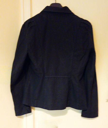 Per Una Navy Pure Linen Blazer S12