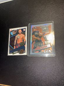Ultra rare John cena card and rare ricochet card