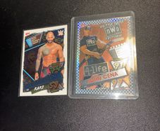 Ultra rare John cena card and rare ricochet card