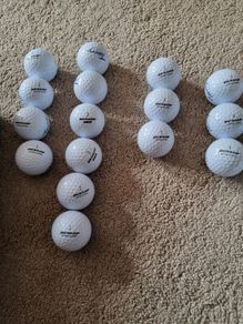 Golf Balls And Bag.