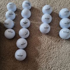 Golf Balls And Bag.