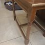 Solid Oak Coffee Table and Side Table Image 7