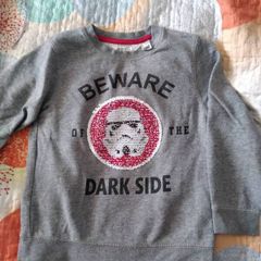 Starwars reverse sequins sweatshirt 4 to 6 years