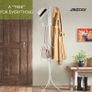 Coat Rack Freestanding Coat Tree Hat Hanger Holder 11 Hooks for Jacket Umbrella Tree Stand with Base, Entryway Furniture for Home Office Floor Hanger Organizer Image 5