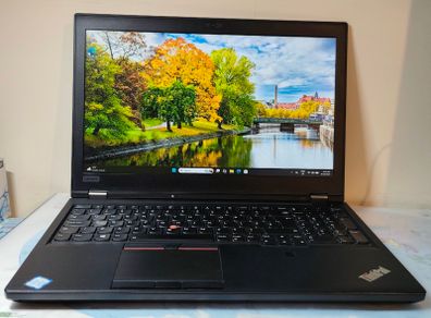 Lenovo ThinkPad P52 15.6" Intel i7 8th Gen | 32GB RAM | 380GB SSD | Windows 11 | Office 2021 gaming laptop.