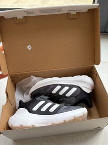 Adidas Tensaur 3.0 EL C trainer - size uk 11K, color: grey and white -NEW
