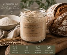 100 g of Organic Wholemeal Rye Sourdough starter