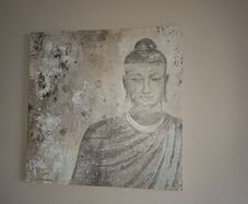 large canvas Buddha picture