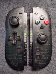 Custom Nintendo Switch 2 Clear Black Slate Joy-Cons