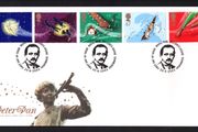 2002 Great Britain 150th Anniversary of Great Ormand Street Children's Hospital "Peter Pan" by Sir James Barrie Commemorative Stamps Royal Mail Addressed First Day Cover