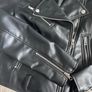Zara leather jacket Image 4