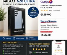 Samsung Galaxy S26 Ultra 512GB Sky Blue Brand New