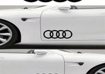 2 X Audi Car Side Stickers