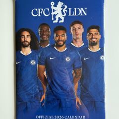 Official Chelsea Football Club 2026 A3 Wall Calendar (New & Sealed)