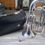Vintage Premson Euphonium, Bangalore India, Case & Mouthpiece Image 2