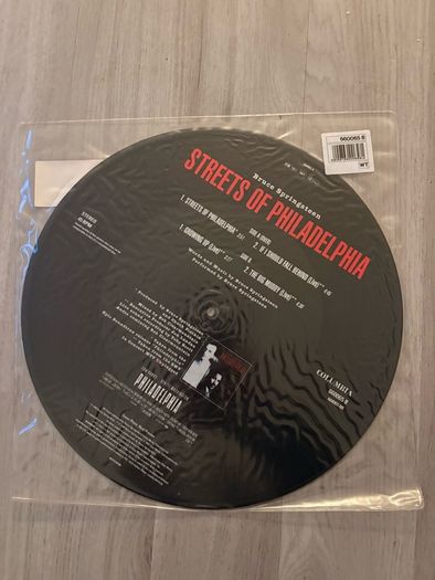 Bruce Springsteen Streets of Philadelphia 12" Picture Disc Vinyl