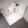 Merlyn Black Frameless Shower Wall 1200mm BNIB Image 2