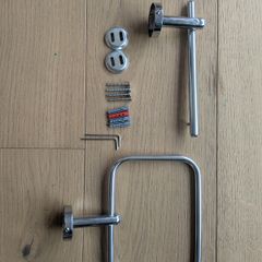 Brand new chrome, toilet and towel holder