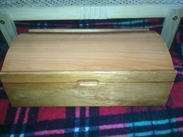 Wooden Jewelry box with mirror