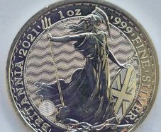 1 oz UK Britannia Silver Bullion Coins
