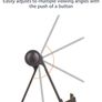 Multi-Angle Portable Stand for Tablets, E-readers and Phones - Black Image 2