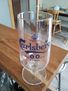 Carlsberg pint glass