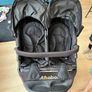 Out n about double buggy V4 double nipper Raven Black Image 7