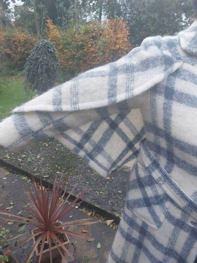 Donegal Design Vintage mohair wool cape coat (free post)