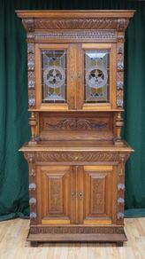 French Oak Buffet Cabinet c.1900