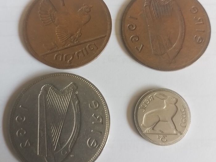 Irish Error Coin Brockage Set