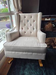 Wing Backed Rocking Chair