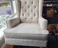 Wing Backed Rocking Chair