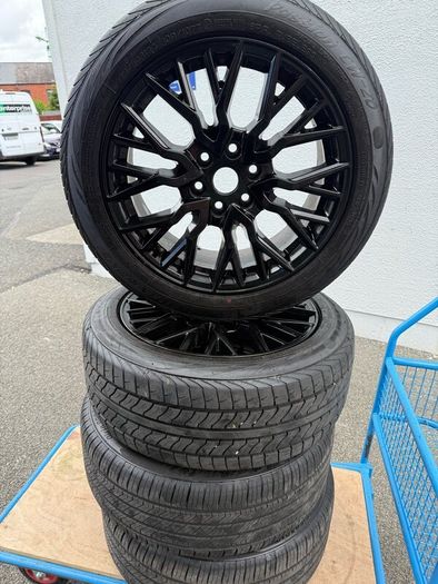 18 Gloss Black Alloy Wheels Ford Transit /Turneo