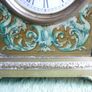 Antique French  Travel Pendulum Clock, Decorated with Flowers, with an Enameled Dial. Grand Prix de L'Horlogerie 1878 (WORKS WELL) Image 10