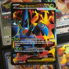 Mega Heracross EX ! Ultra Rare ! from Phantasmal Flames Set ! 2025 ! Pokemon Card !