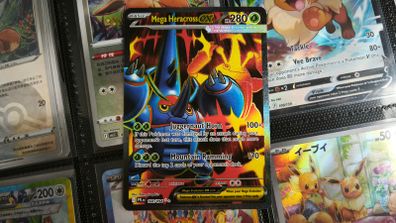 Mega Heracross EX ! Ultra Rare ! from Phantasmal Flames Set ! 2025 ! Pokemon Card !