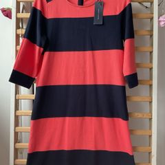 dress Bnwt Tommy Hilfiger dress 100% cotton size medium navy striped