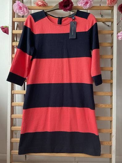 dress Bnwt Tommy Hilfiger dress 100% cotton size medium navy striped