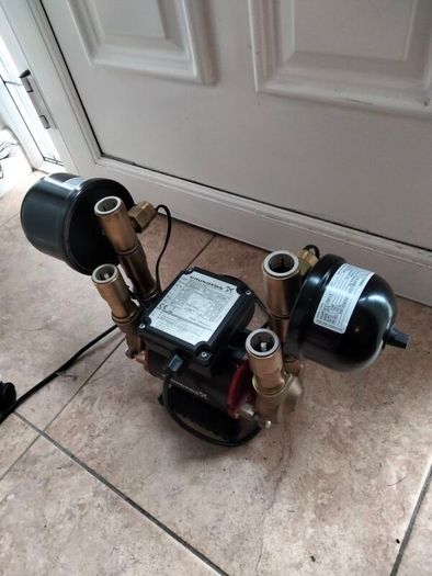 Water pump shower
