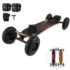 37 inch Mountain Board Mountainboarding Longboard Skateboard Skateboarding Kiteboarding 7.8 inch Wheels for Teens & Adults