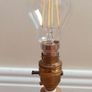 Drumshanbo Gunpowder Irish Gin bottle desk lamp with brass fittings and LED bulb   height 26cm Image 4