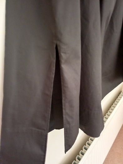 Black midi length skirt