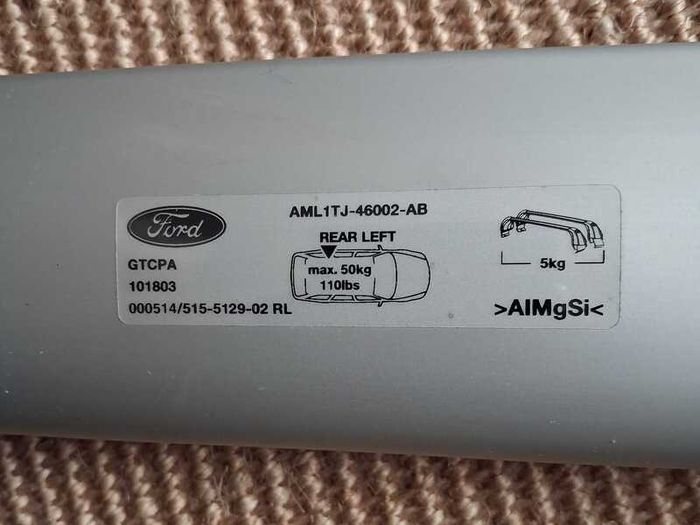 Ford Puma Roof Base Carrier