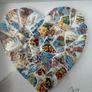 Handmade framed Mosaic Heart Image 3