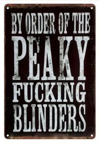 Peaky Blinders : Metal Sign