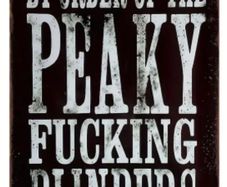 Peaky Blinders : Metal Sign