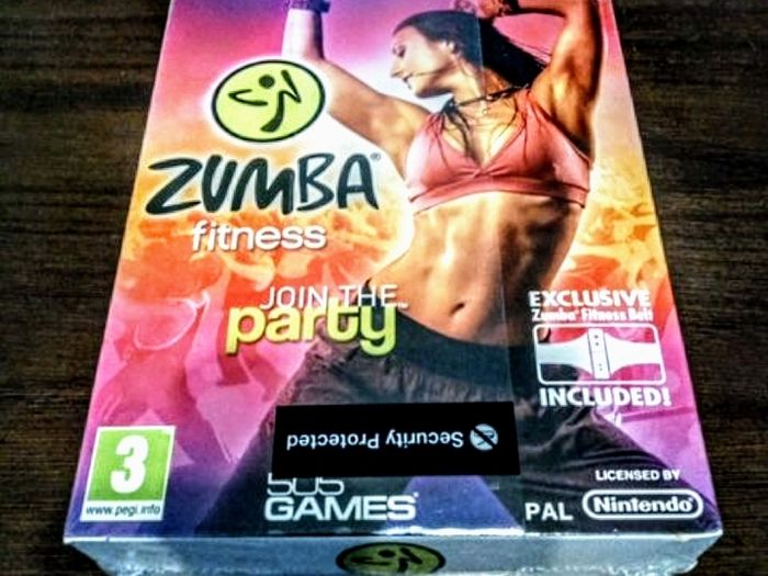 Zumba fitness bundle game and belt (still in plastic)